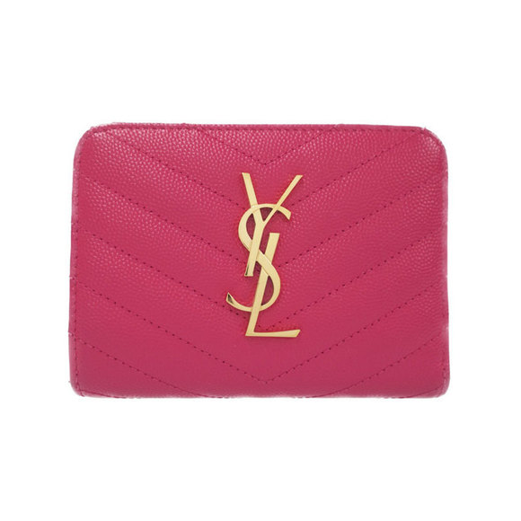 Saint Laurent Wallet PARIS Full Zip Monogram Bifold - Picture 1 of 5